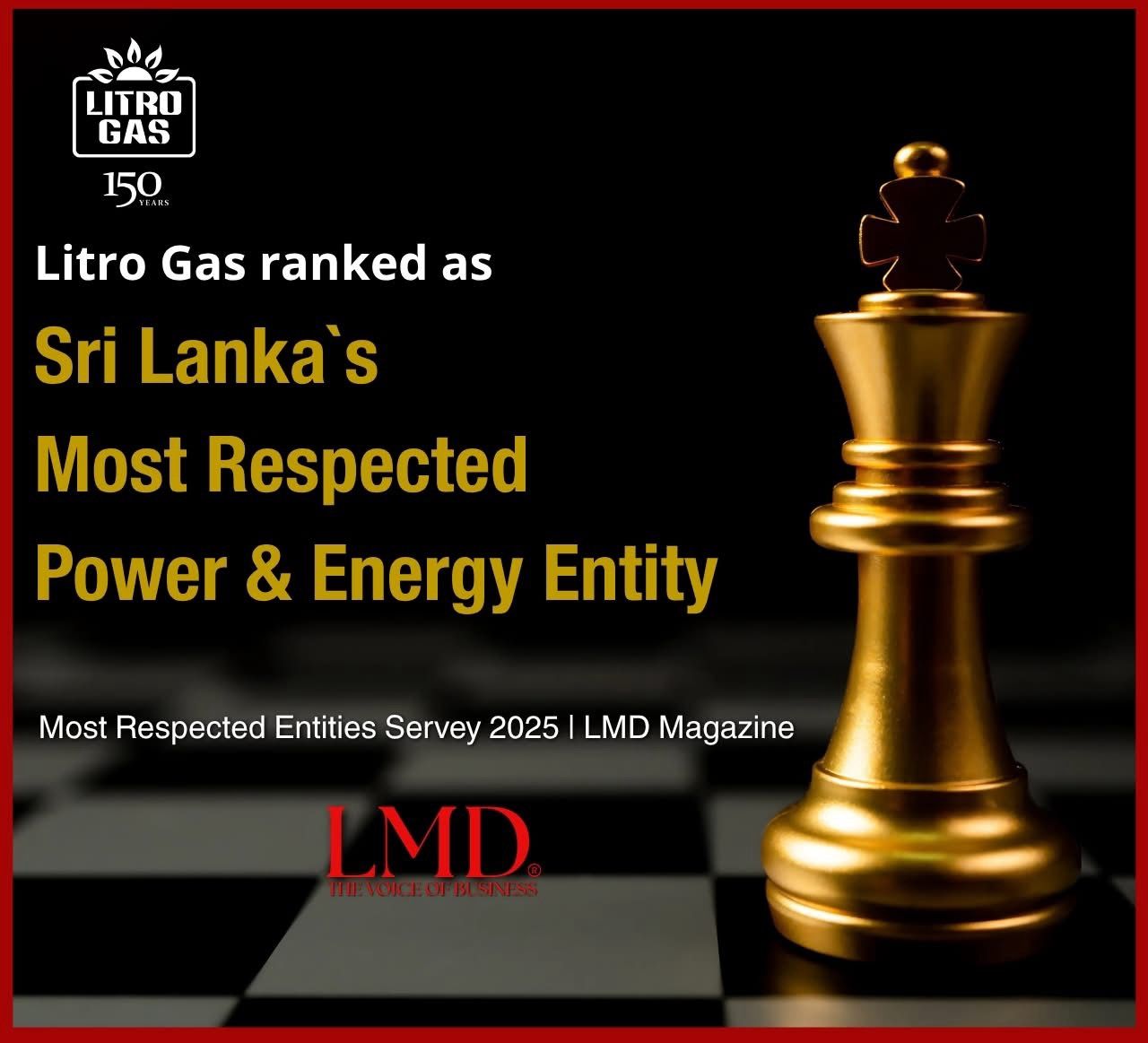 Litro Gas – Sector Winner | Power & Energy Most Respected Entities Rankings 2025, Published by LMD Magazine