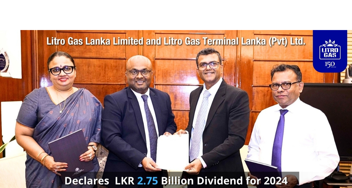 Litro Gas Lanka Limited and Litro Gas Terminal Lanka (Pvt) Ltd Declares Rs. 2.75 Billion Dividend for 2024